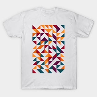 Creative Geometric Colourful Triangle Pattern #44 T-Shirt
